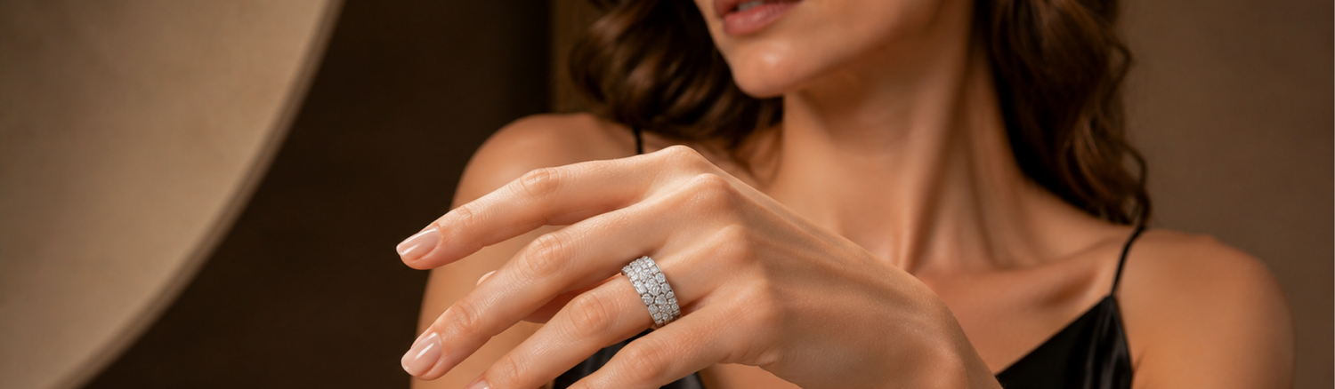 Pave Rings