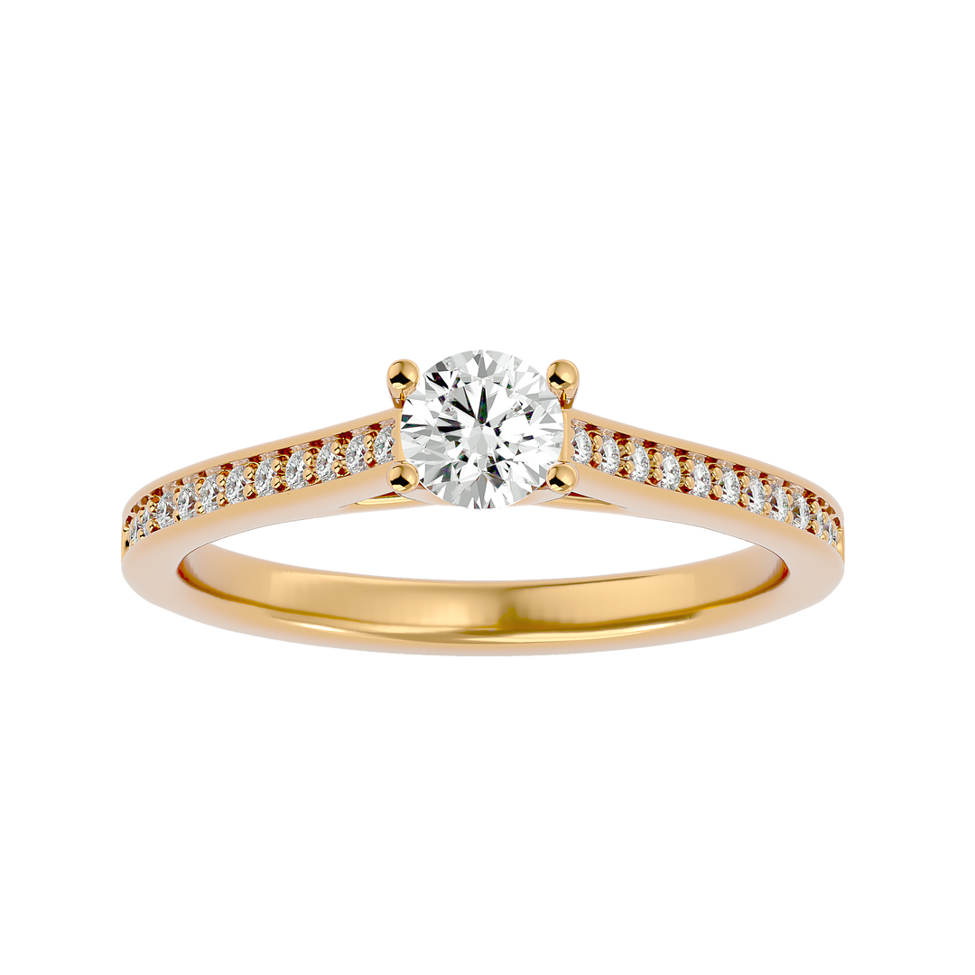 ASA Bee Diamond Solitaire Ring