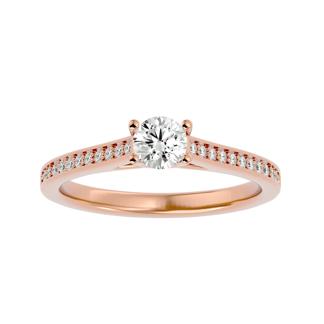 ASA Bee Diamond Solitaire Ring