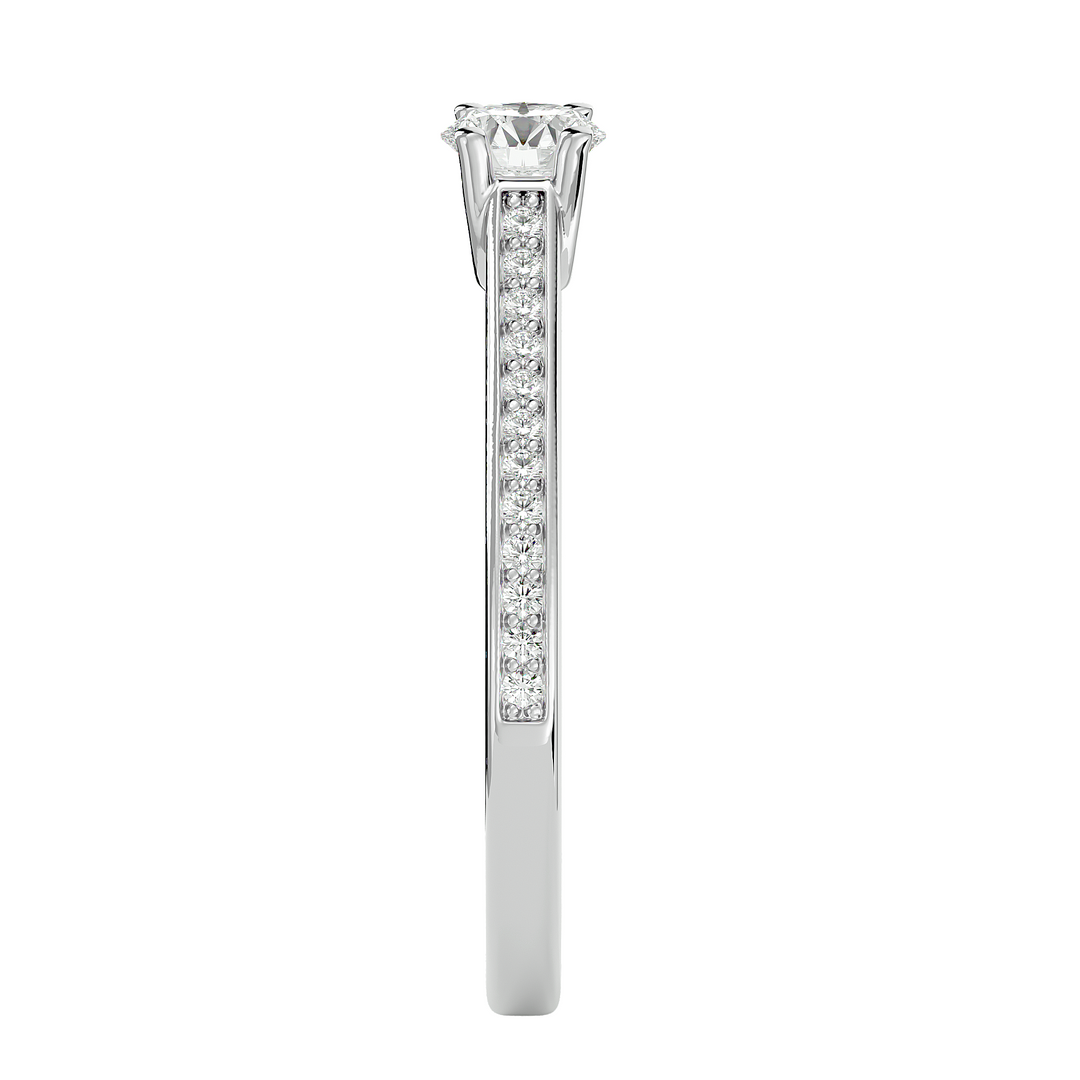 ASA Bee Diamond Solitaire Ring