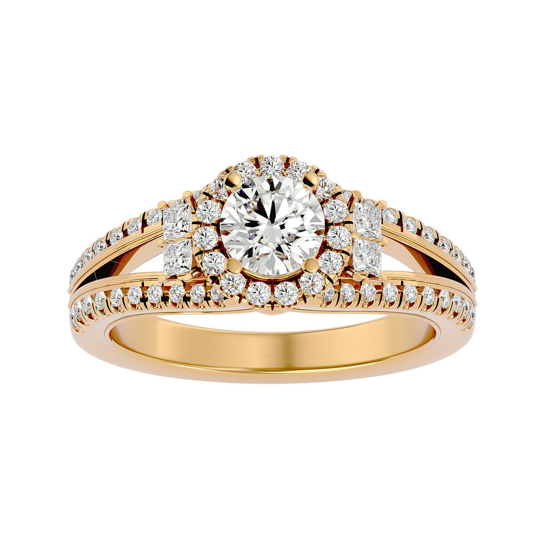 ASA Elenora Diamond Halo Ring