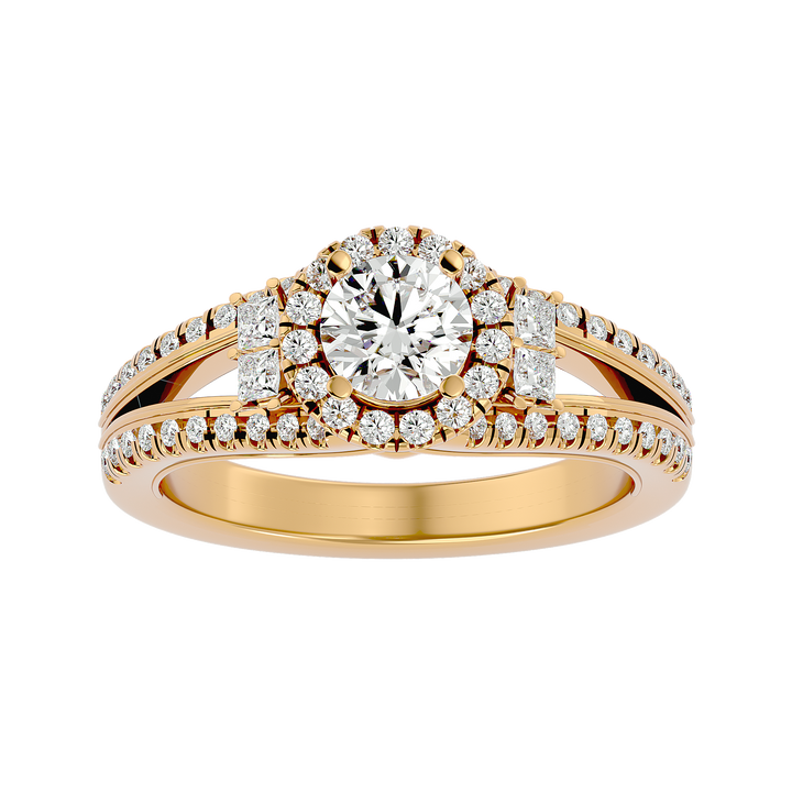 ASA Elenora Diamond Halo Ring