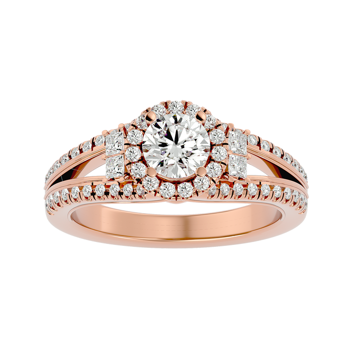 ASA Elenora Diamond Halo Ring