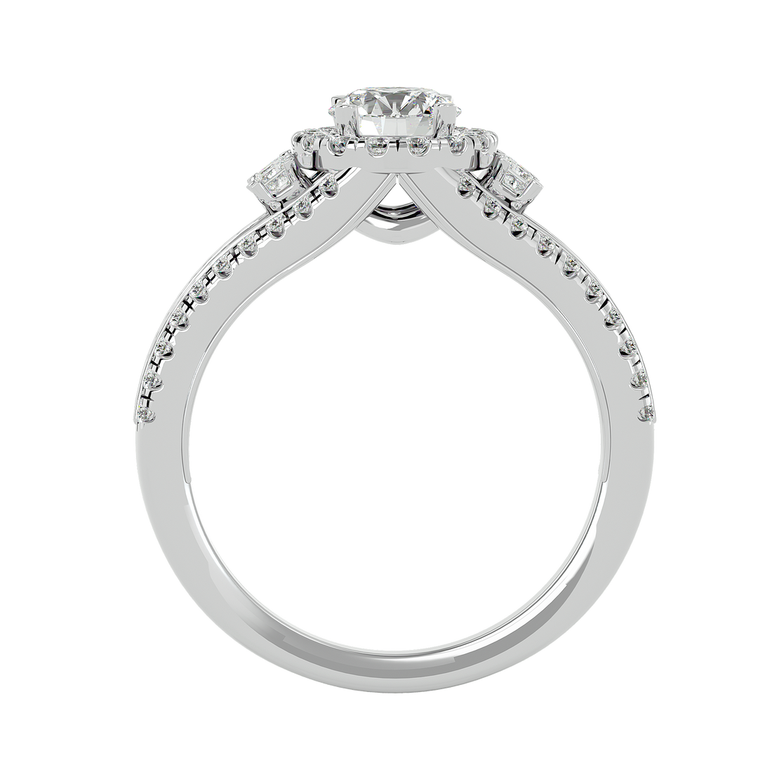 ASA Elenora Diamond Halo Ring