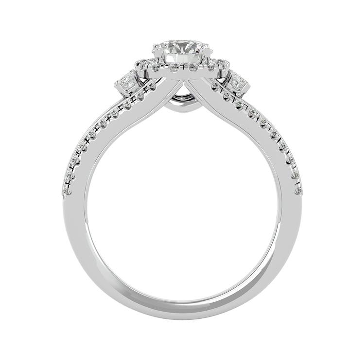 ASA Elenora Diamond Halo Ring