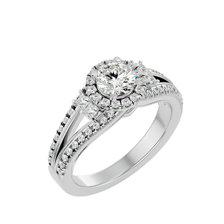 ASA Elenora Diamond Halo Ring