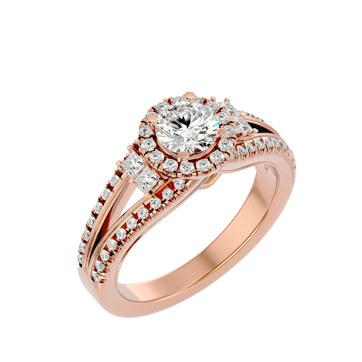 ASA Elenora Diamond Halo Ring