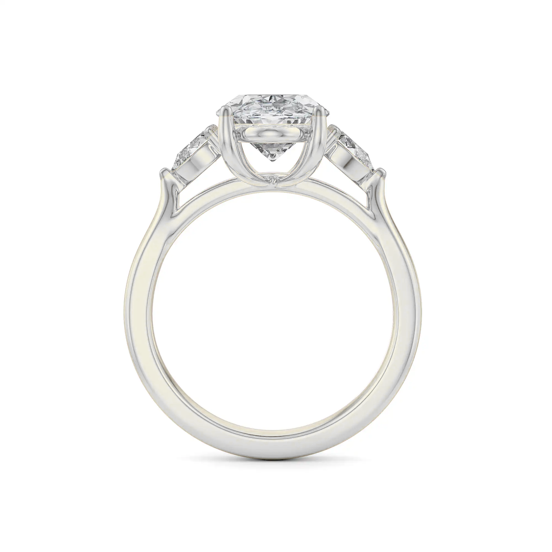 1 Carat Oval Cut Diamond Ring