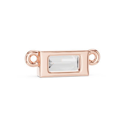 Emerald Cut Solitaire Pendant Necklace
