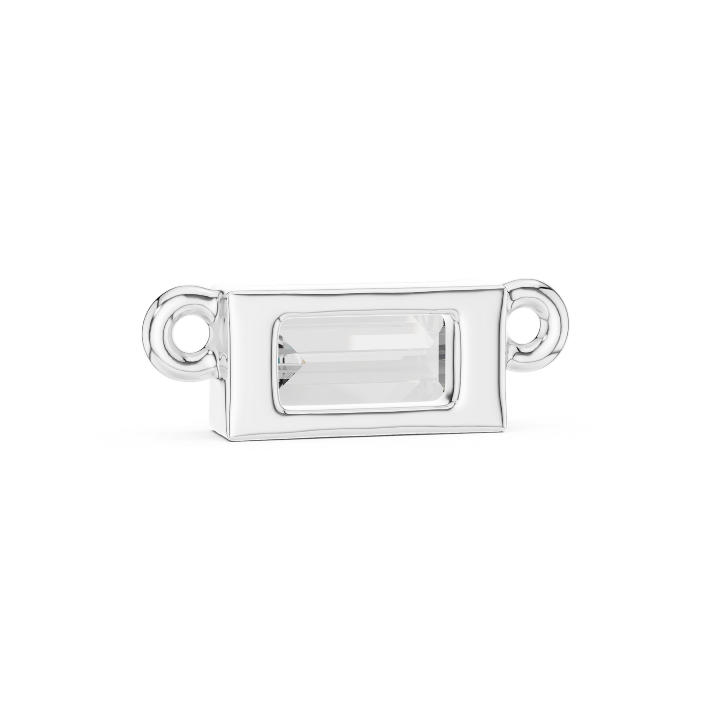 Emerald Cut Solitaire Pendant Necklace