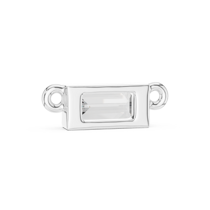Emerald Cut Solitaire Pendant Necklace