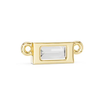 Emerald Cut Solitaire Pendant Necklace