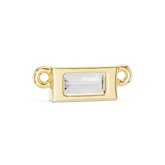Emerald Cut Solitaire Pendant Necklace