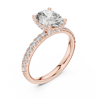 Amelisse Oval Diamond Ring