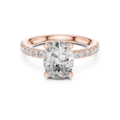 Amelisse Oval Diamond Ring