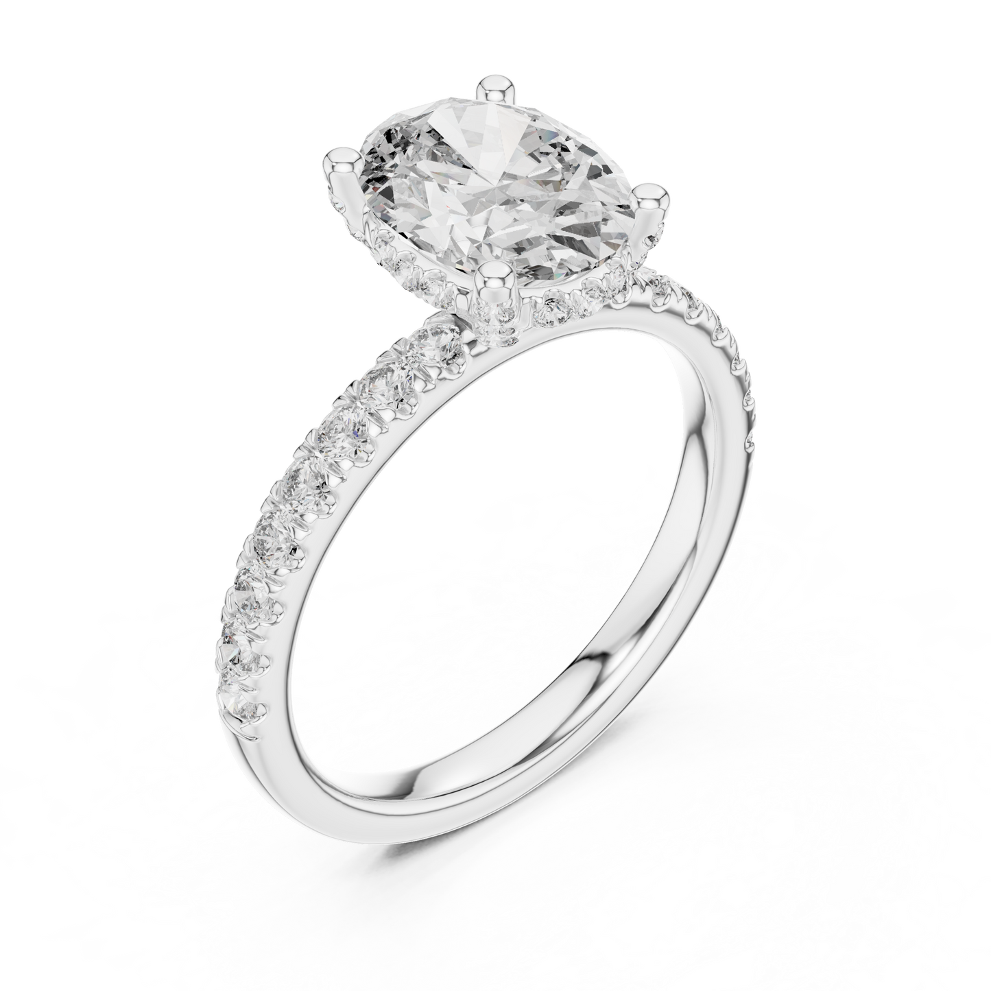 Amelisse Oval Diamond Ring