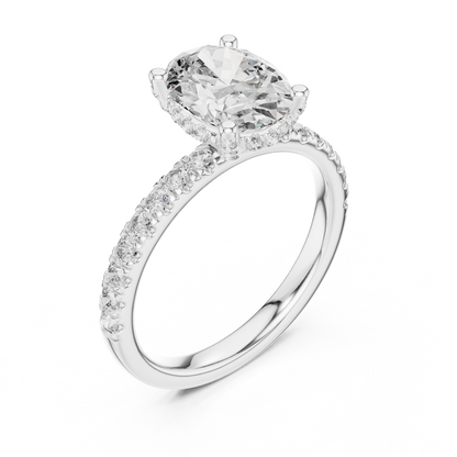 Amelisse Oval Diamond Ring