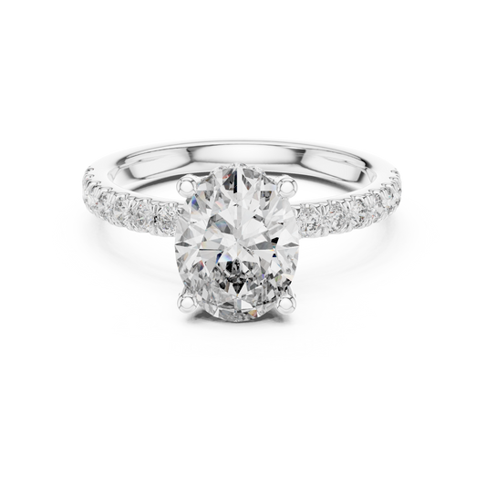 Amelisse Oval Diamond Ring