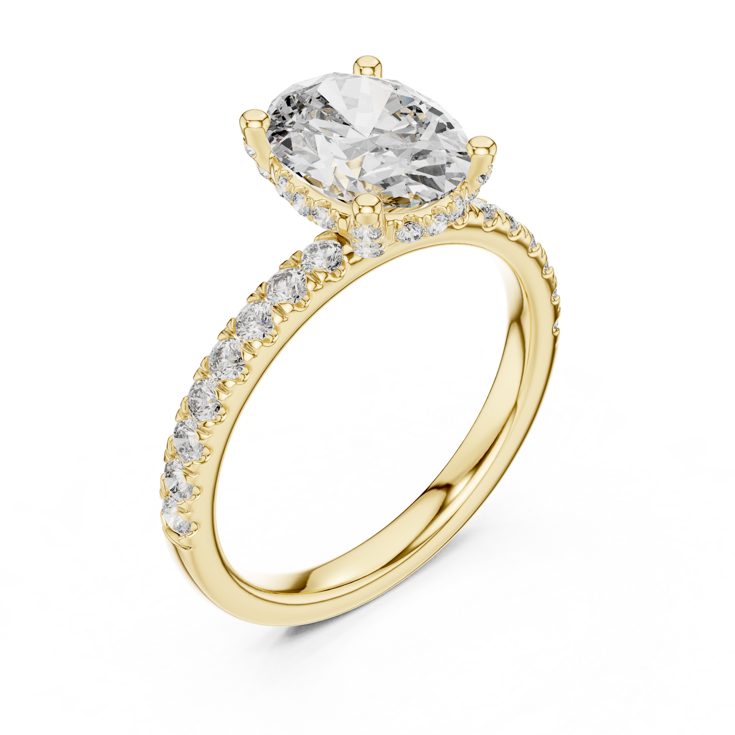 Amelisse Oval Diamond Ring