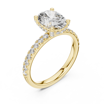 Amelisse Oval Diamond Ring
