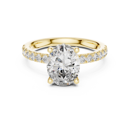 Amelisse Oval Diamond Ring