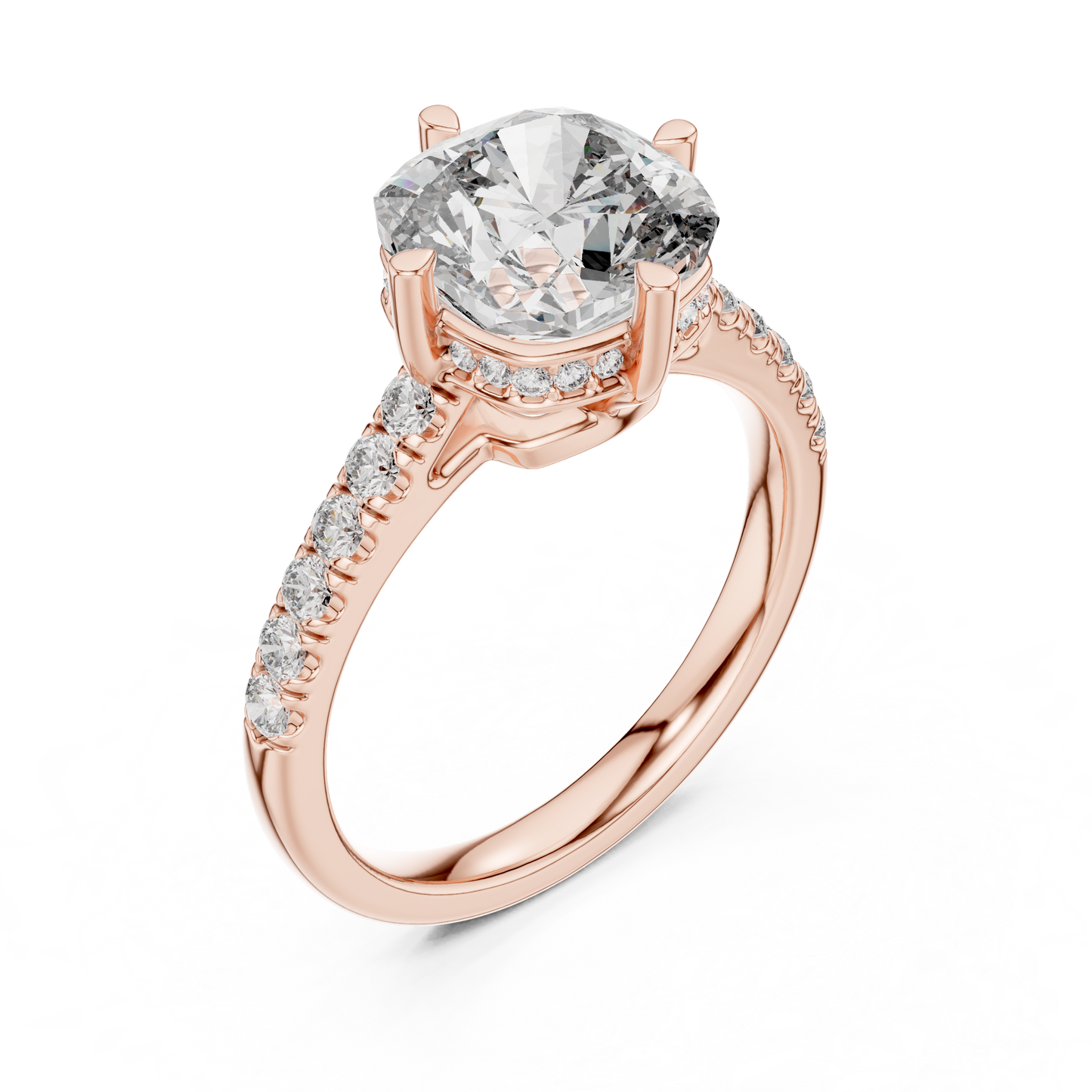 Aurelia Cushion Cut Diamond Ring