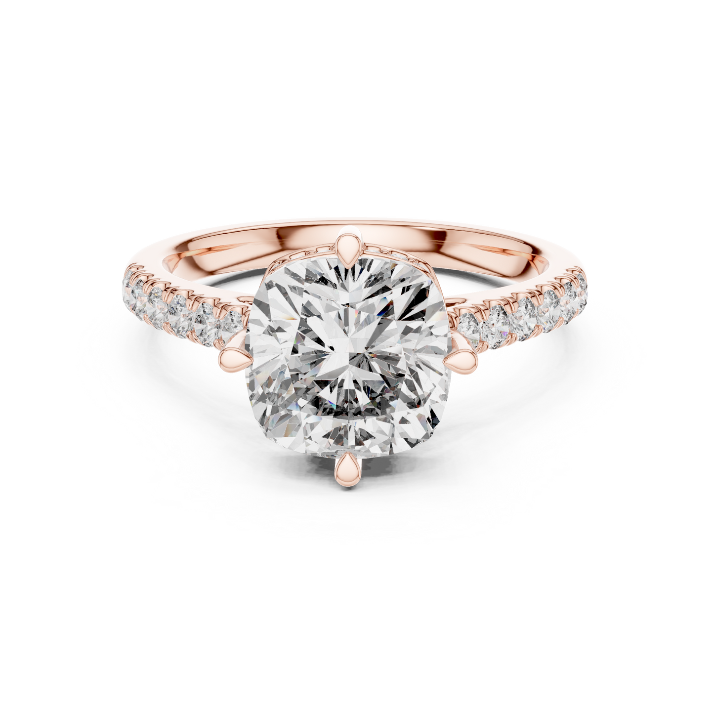 Aurelia Cushion Cut Diamond Ring