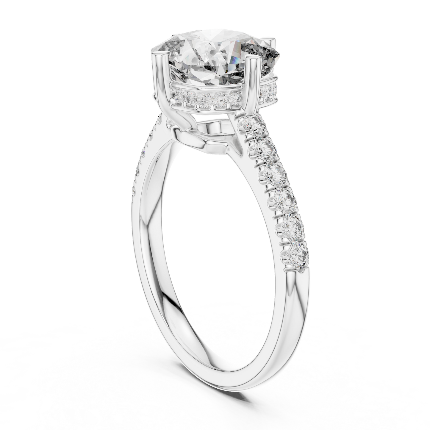 Aurelia Cushion Cut Diamond Ring