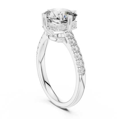 Aurelia Cushion Cut Diamond Ring