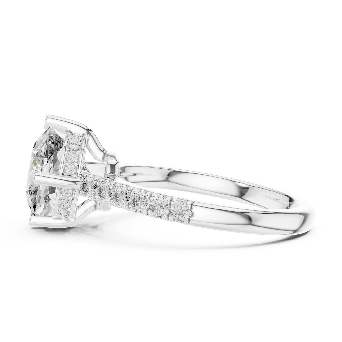 Aurelia Cushion Cut Diamond Ring