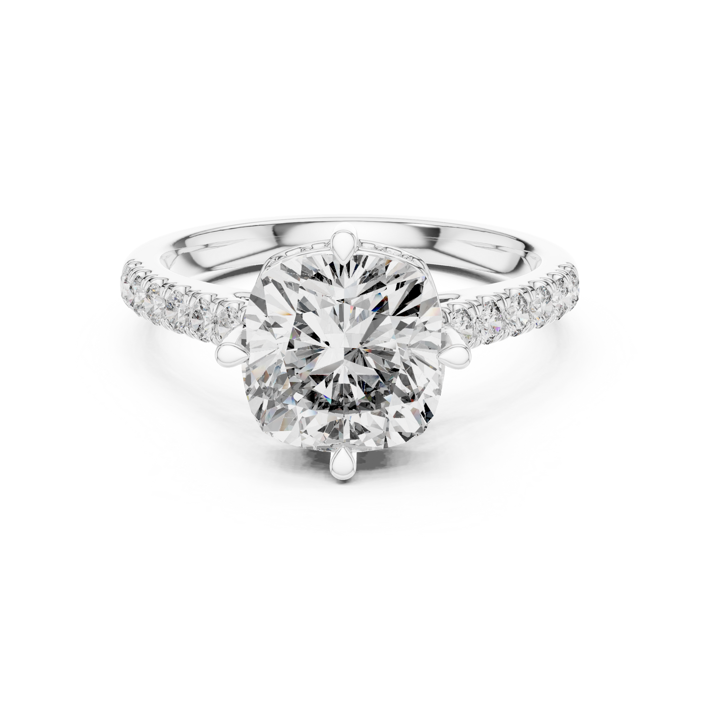 Aurelia Cushion Cut Diamond Ring