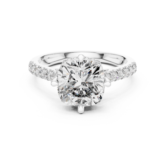 Aurelia Cushion Cut Diamond Ring