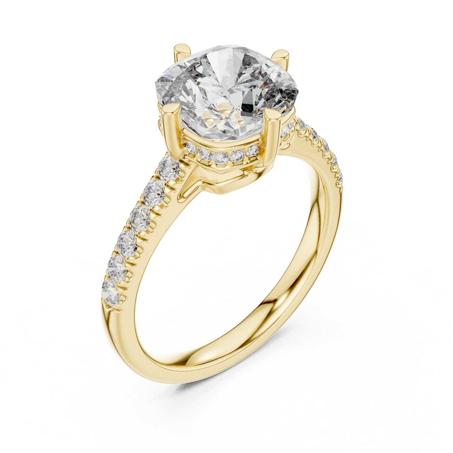 Aurelia Cushion Cut Diamond Ring