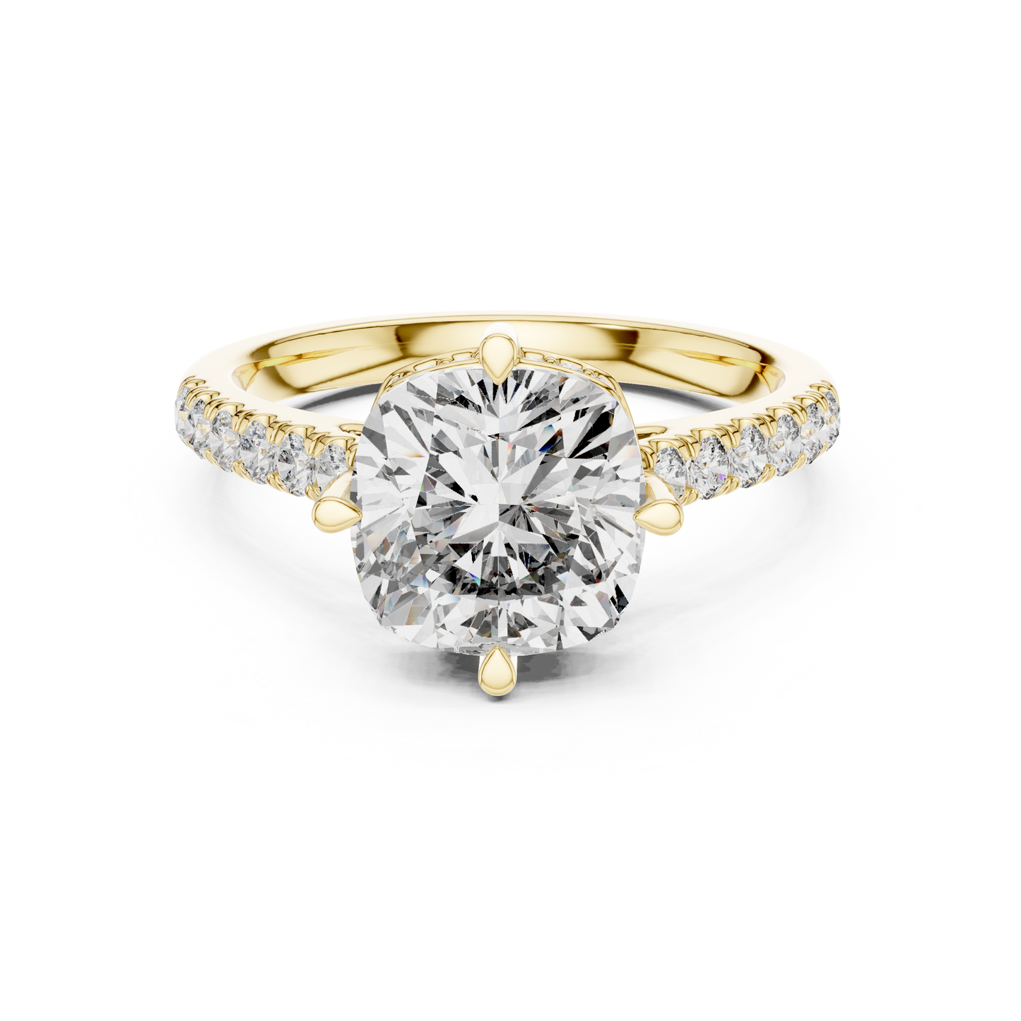 Aurelia Cushion Cut Diamond Ring