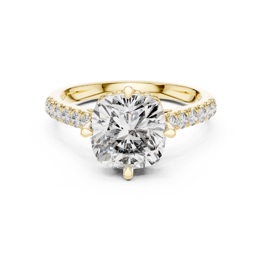 Aurelia Cushion Cut Diamond Ring
