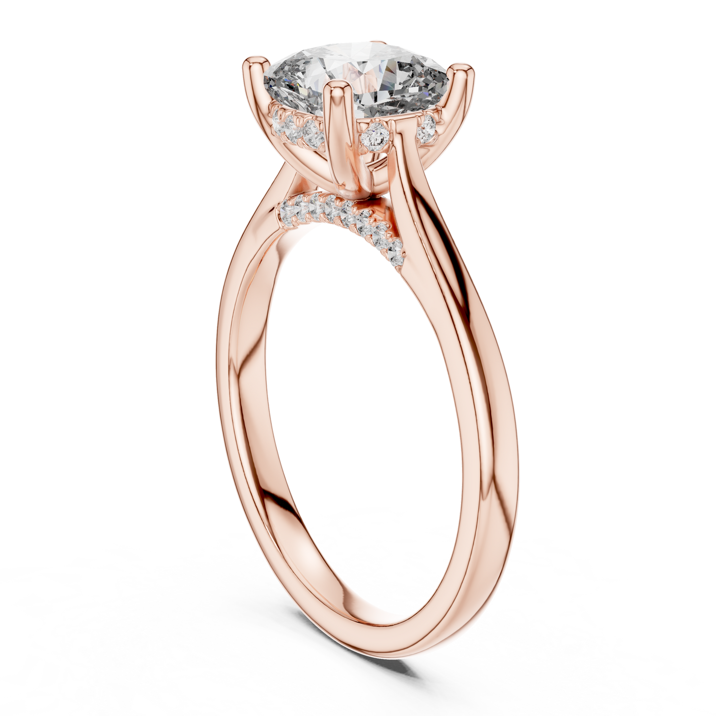 Elowen Cushion Diamond Solitaire Ring