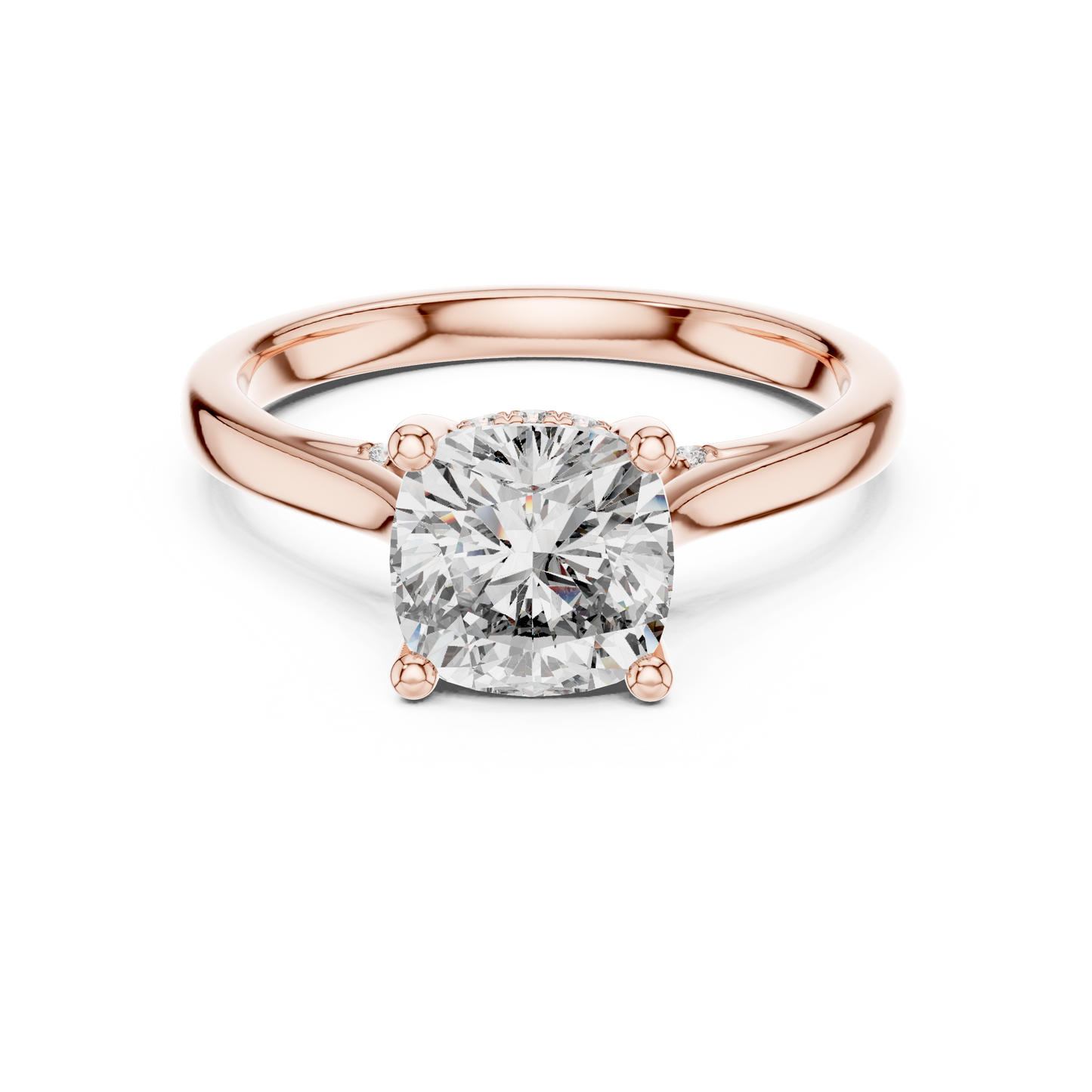Elowen Cushion Diamond Solitaire Ring