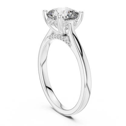Elowen Cushion Diamond Solitaire Ring
