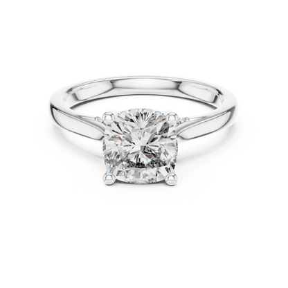 Elowen Cushion Diamond Solitaire Ring