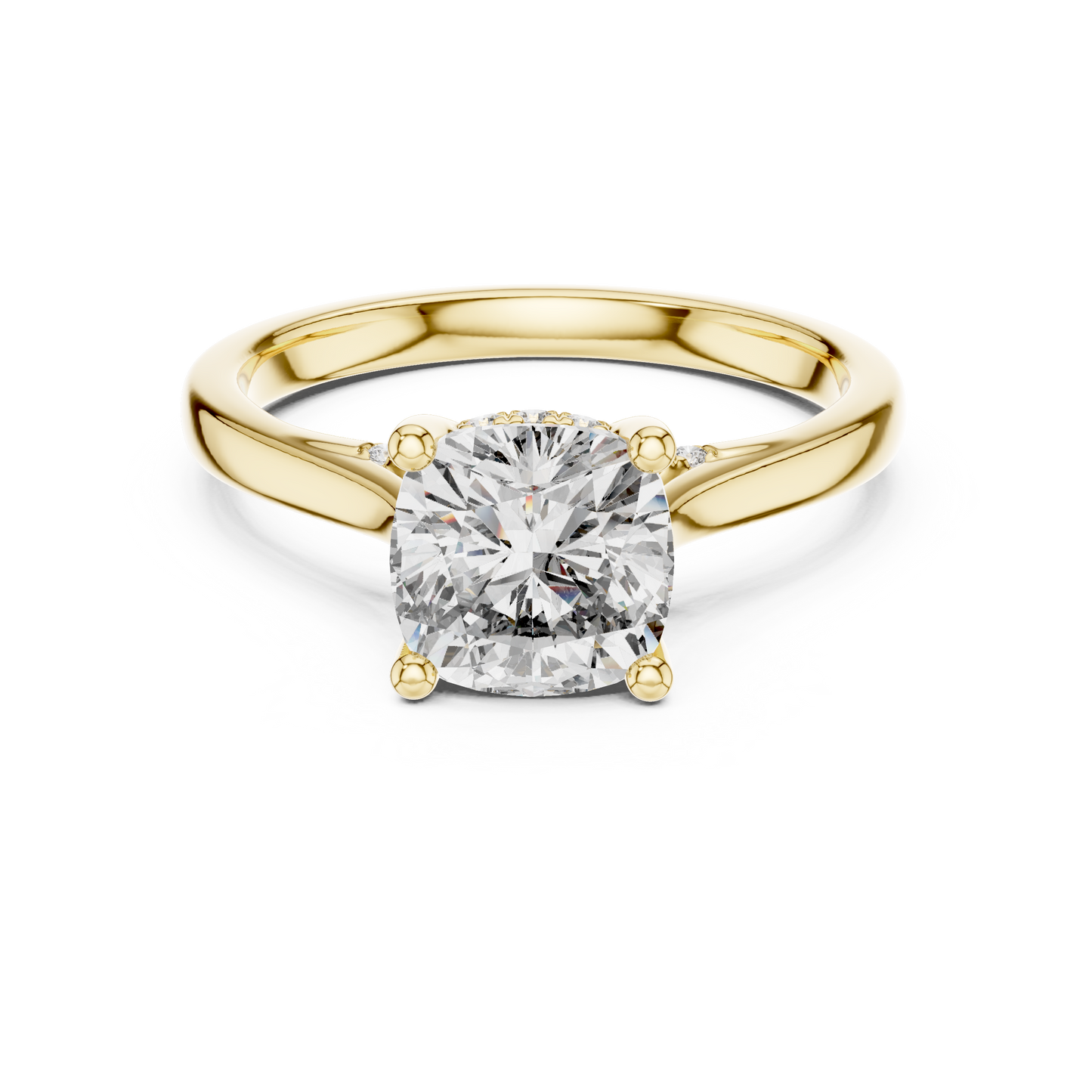 Elowen Cushion Diamond Solitaire Ring