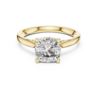 Elowen Cushion Diamond Solitaire Ring