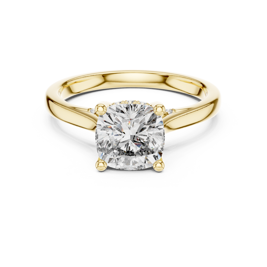 Elowen Cushion Diamond Solitaire Ring