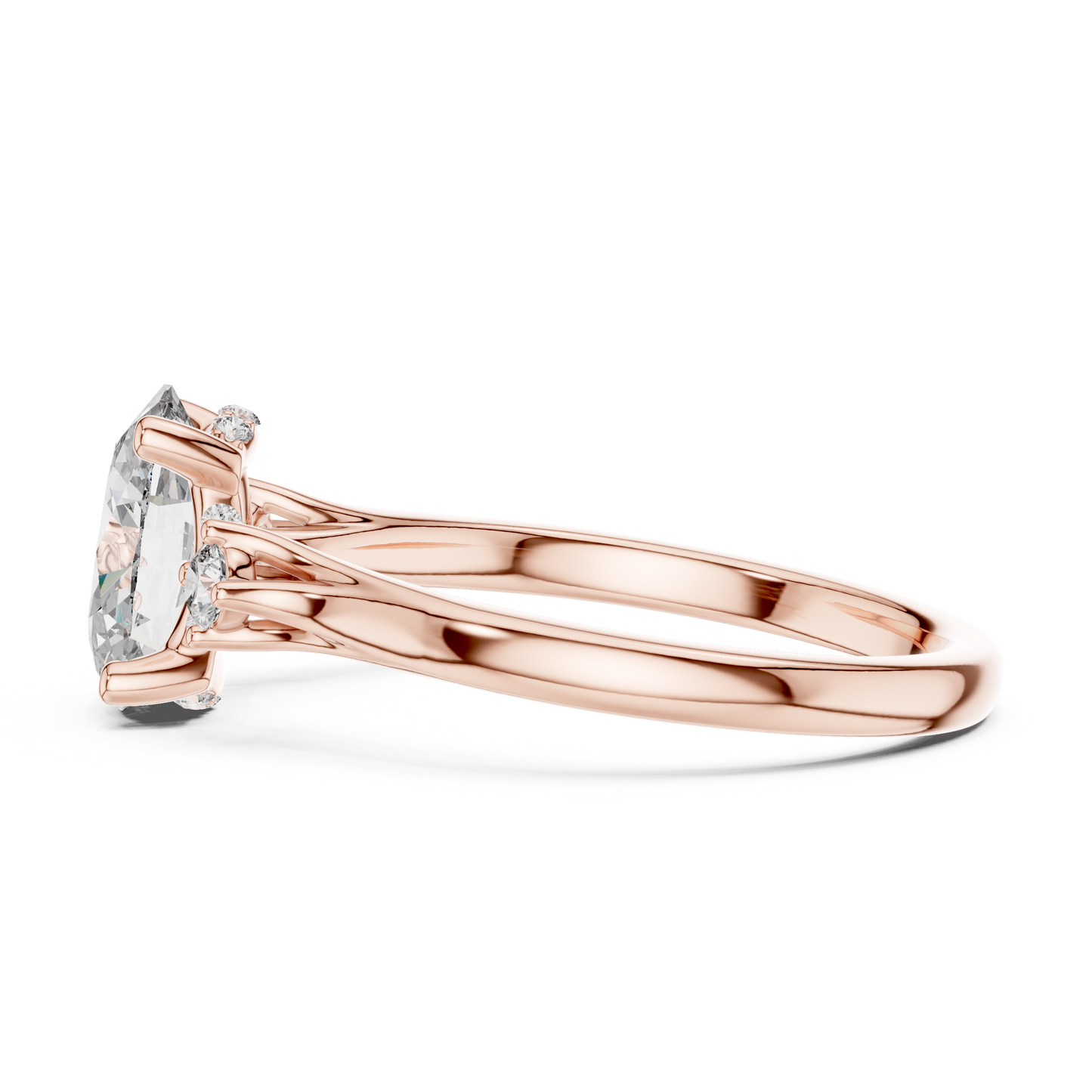 Seraphine Oval Three-Stone Diamond Ring