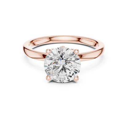 Classic Round Halo Diamond Ring