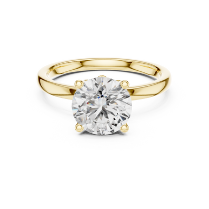 Classic Round Halo Diamond Ring