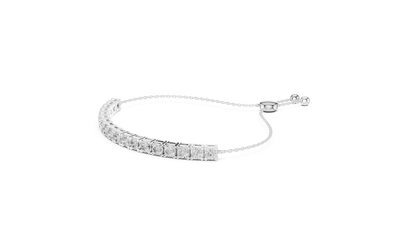 Round Diamond Flexible Tennis Bracelet