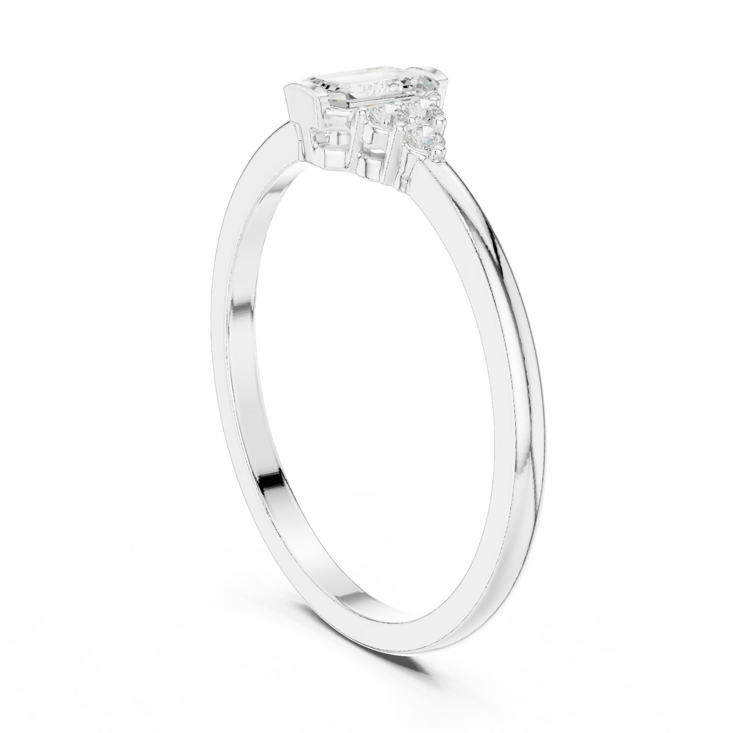 Emerald Signature Three-Stone Ring