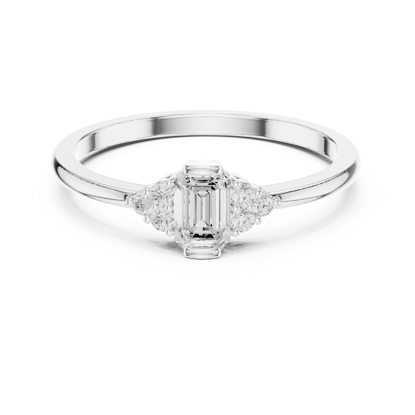 Emerald Signature Three-Stone Ring
