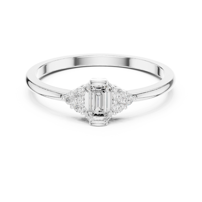 Emerald Signature Three-Stone Ring