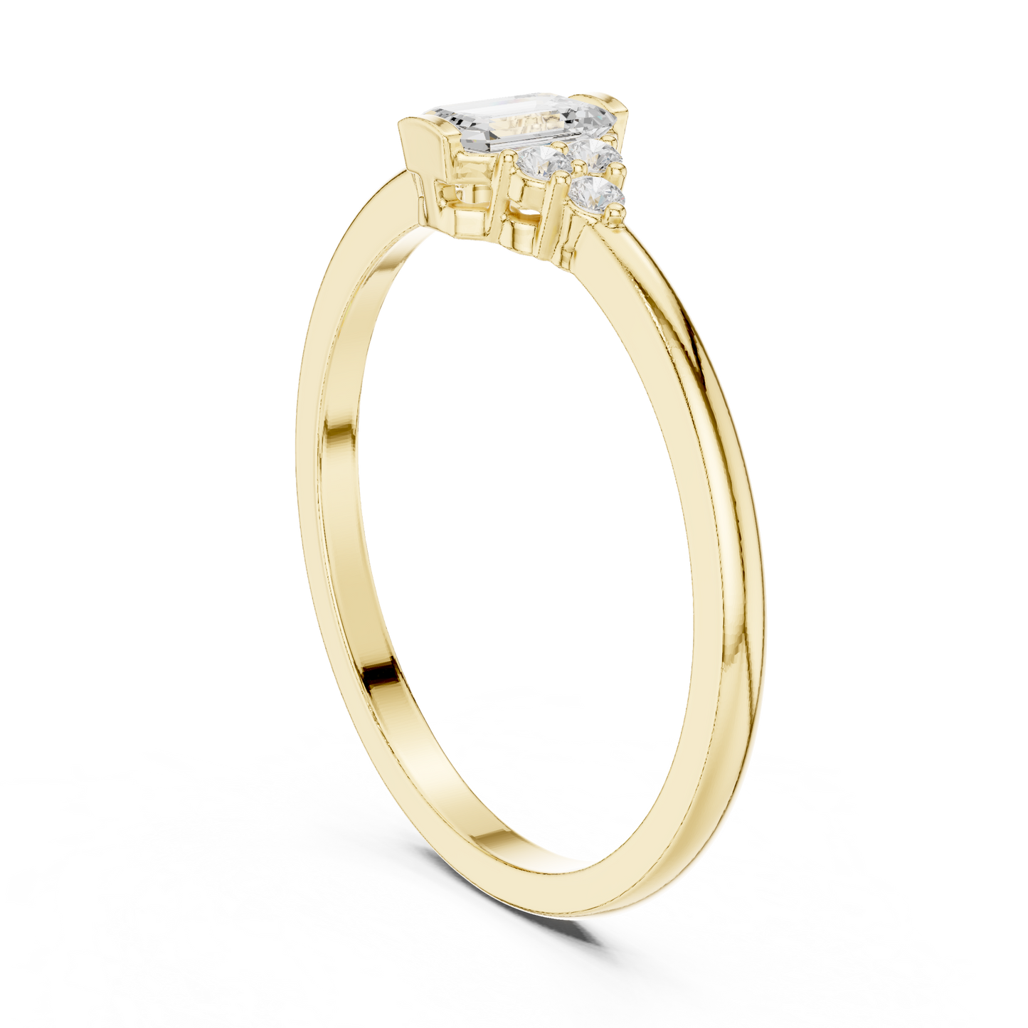 Emerald Signature Three-Stone Ring